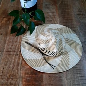 Roxy straw sunhat